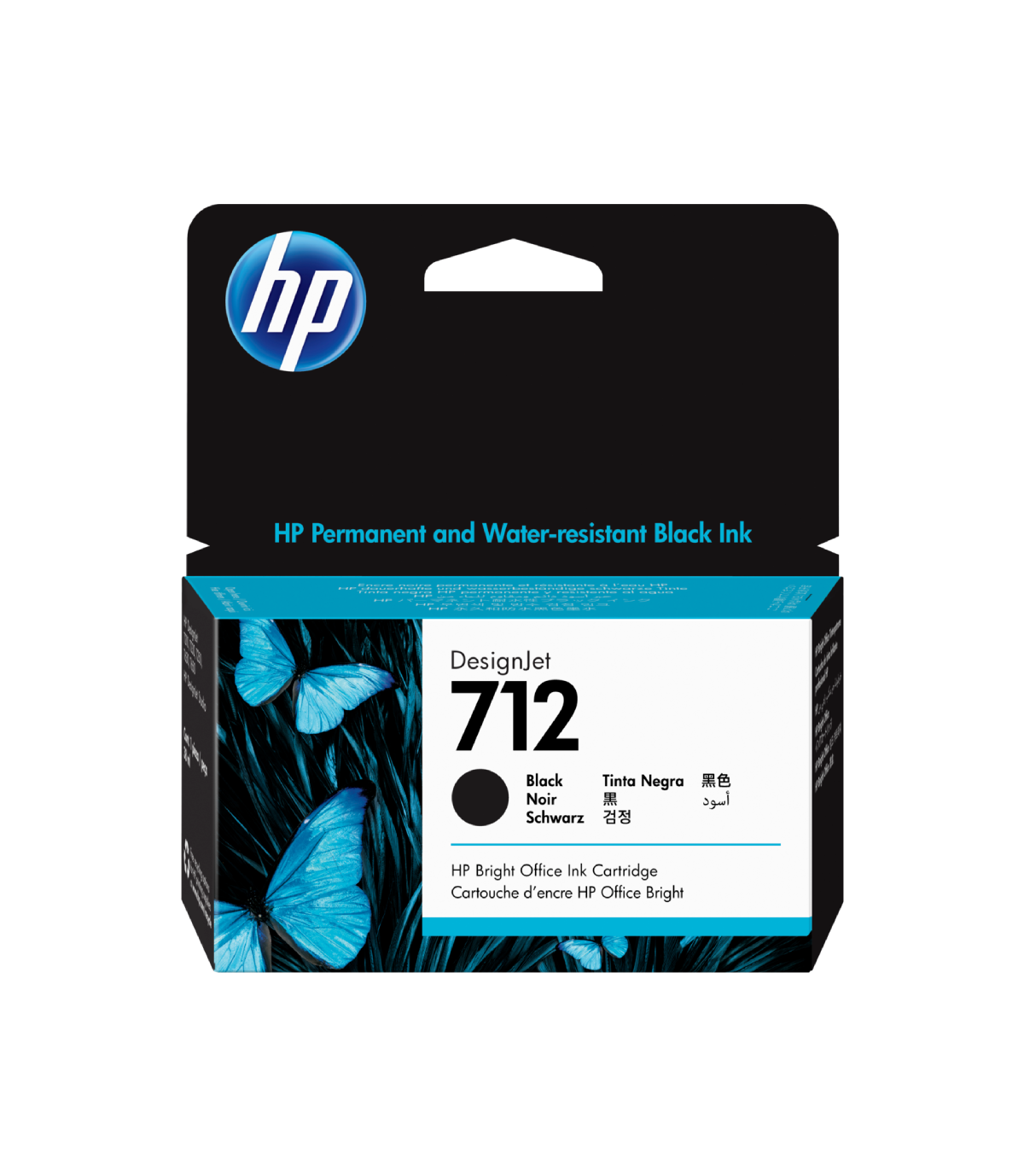 Cartridge HP DesignJet 712/T250/T650, Black, 80ml