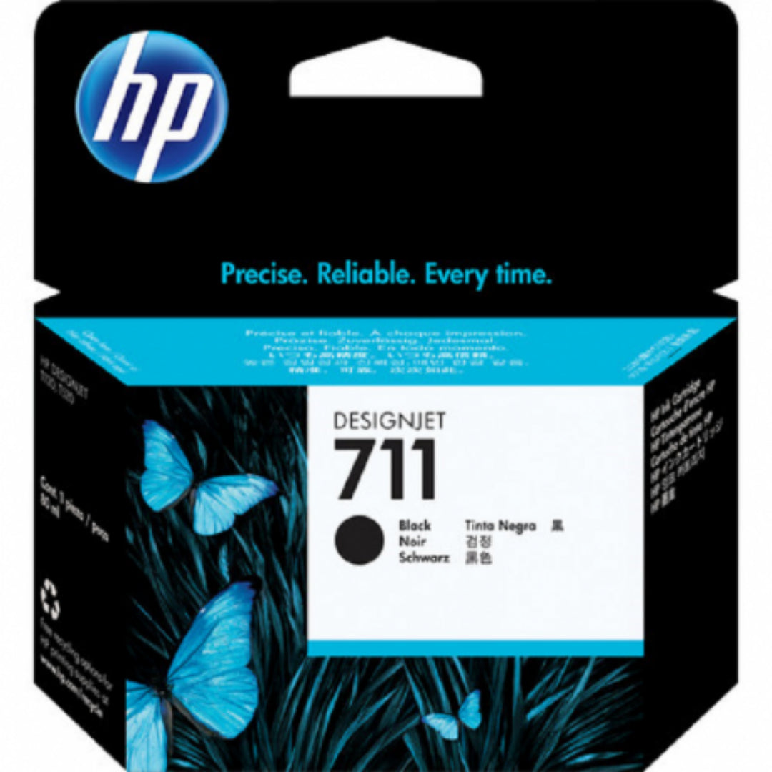Cartridge DesignJet HP 711/T120/T520, Black, 80ml