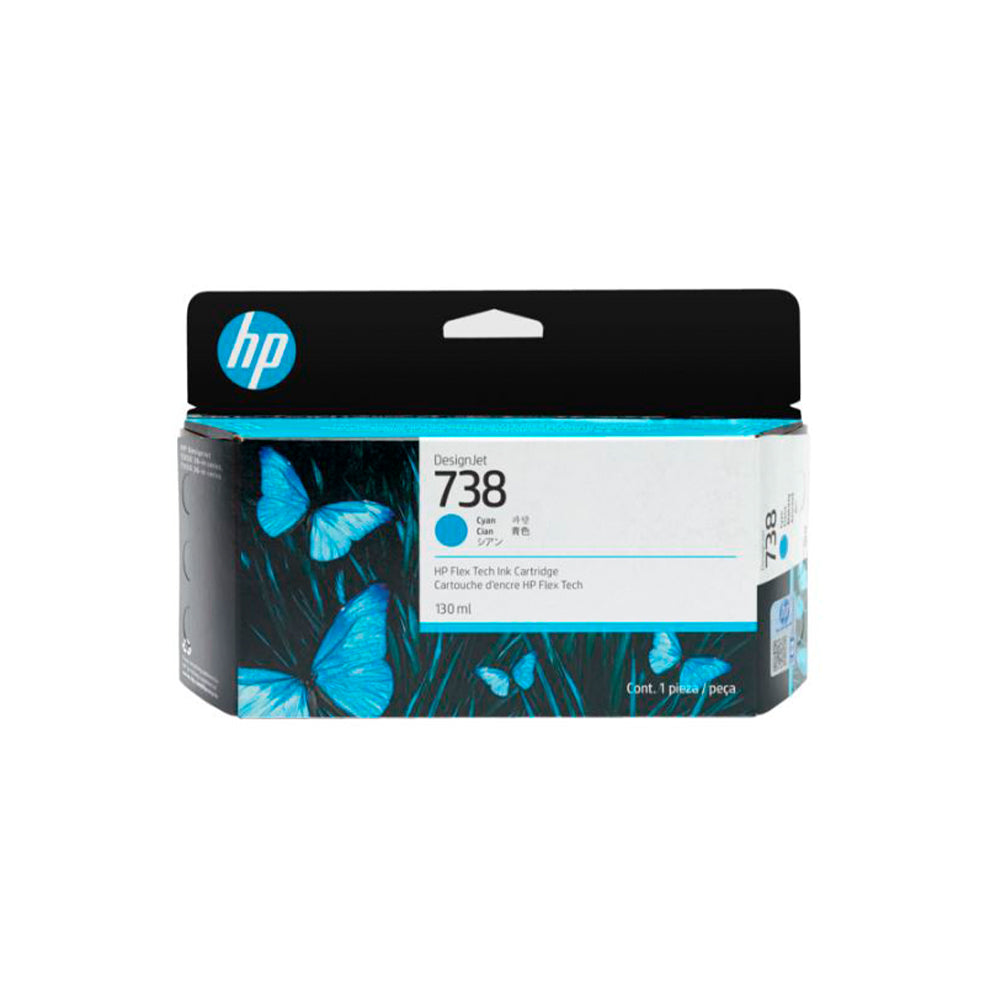 Cartridge DesignJet HP 738/T850/T950, Cyan, 130ml