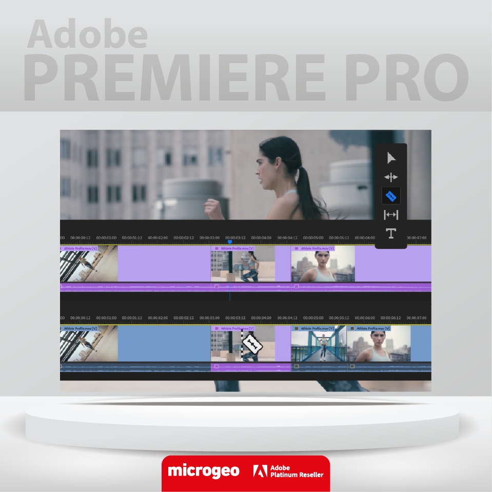 Adobe Premiere Pro / Edición de video: fluida, pro y lista para cualquier formato (con IA en beta) / Licencia 100% original