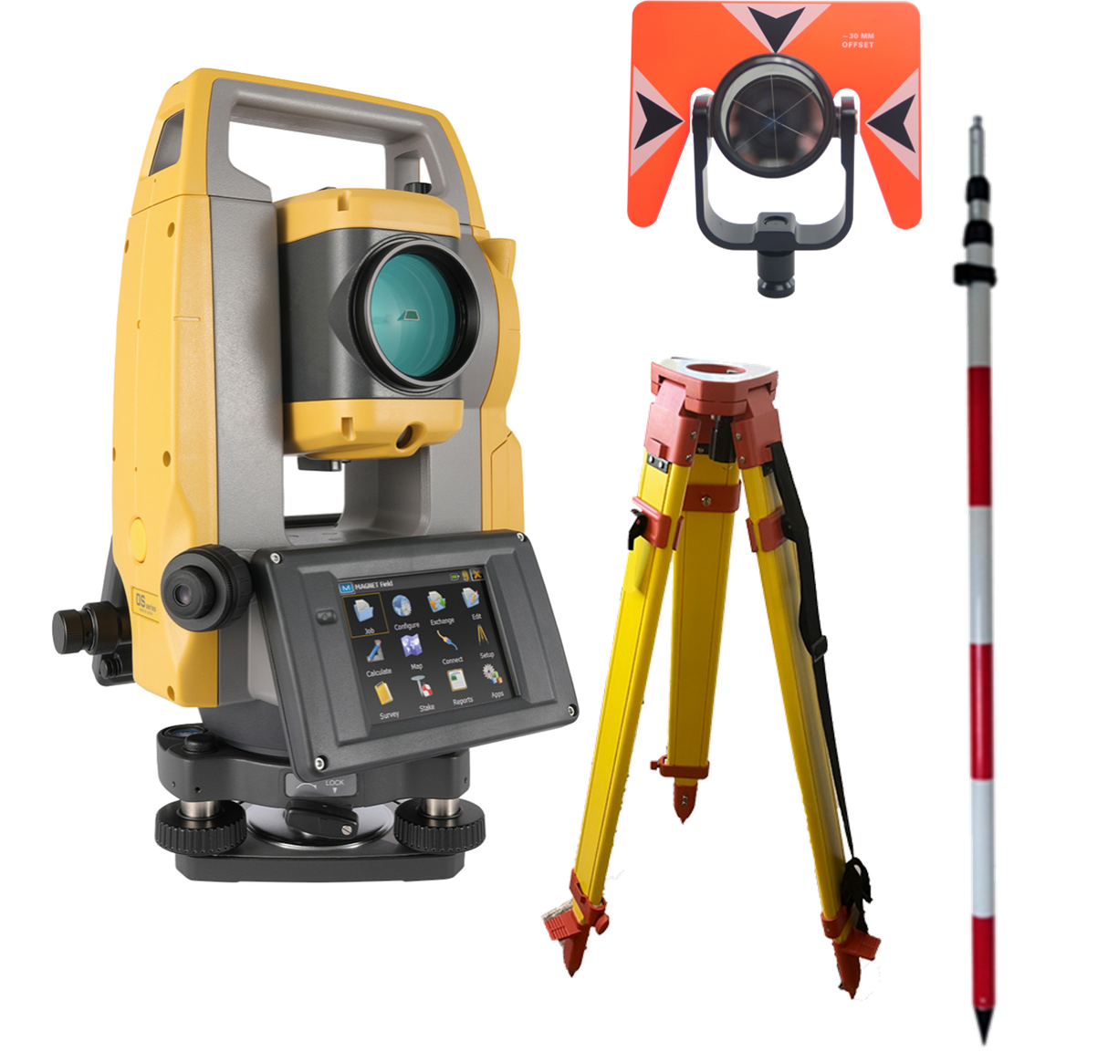 ESTACION TOTAL OS-205 TOPCON + ACCS.