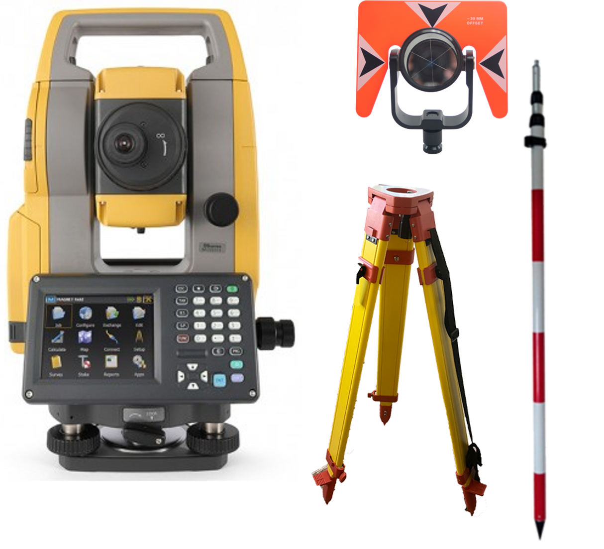 ESTACION TOTAL OS-202 TOPCON + ACCS.