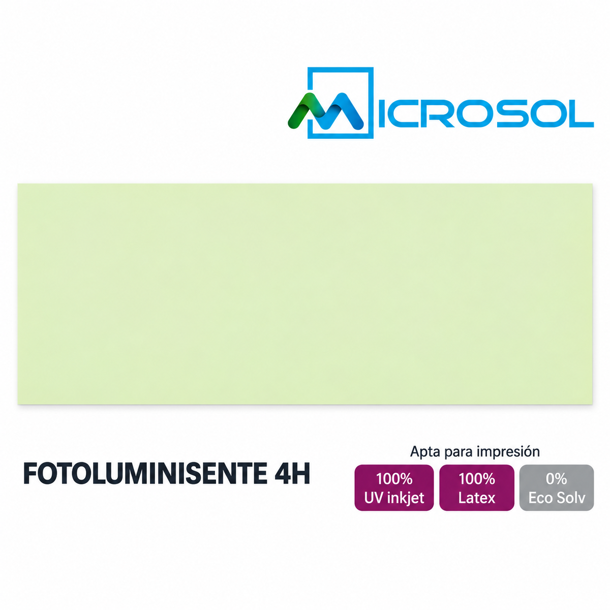 VINILO MICROSOL FOTOLUMINISCENTE 4H 1,24M X 45,7M