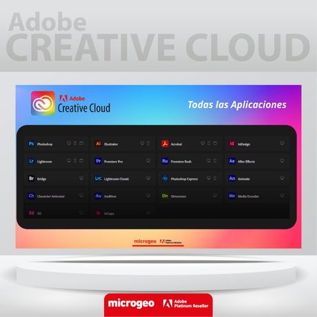 Creative Cloud / for teams / Suscripción Anual 1 Usuario