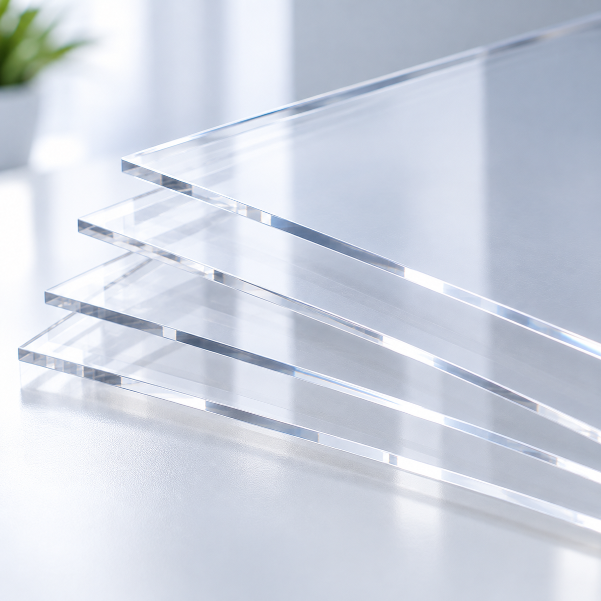 Plancha Acrílico Transparente 2mm 1,22 x 2,44 m | Tienda Microgeo