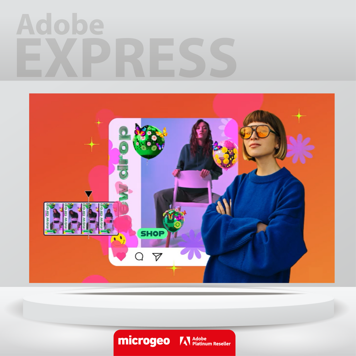 Adobe Express / for teams / Suscripción Anual 1 Usuario