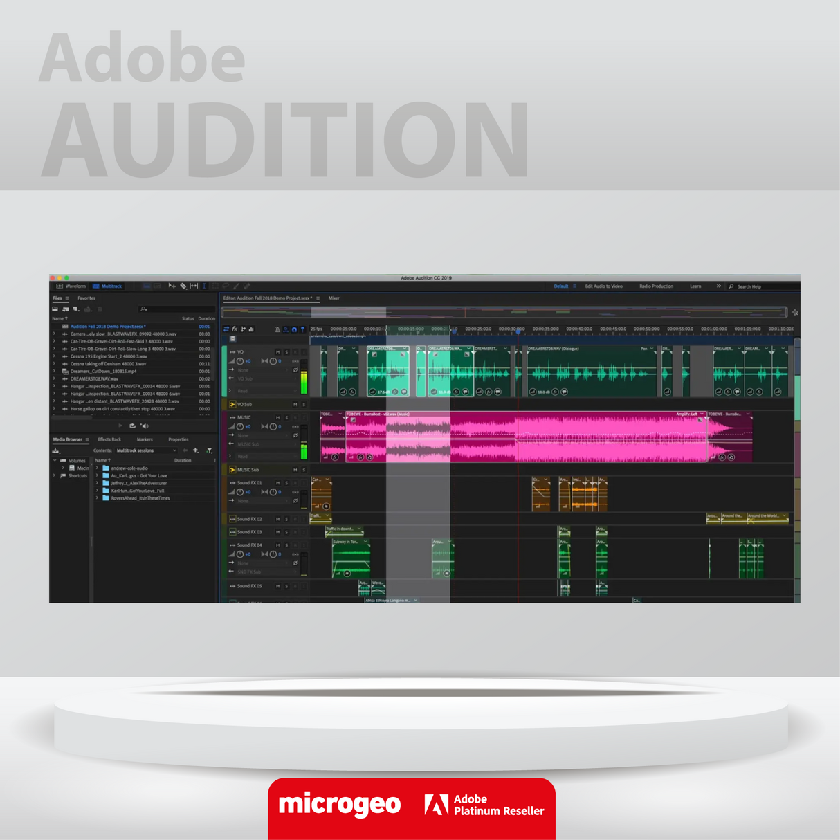 Adobe Audition / for teams / Suscripción Anual 1 Usuario