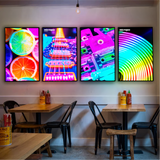 KIT CAJA LUZ LED BORDE NEGRO 21×30 cm 5 W (12 V)