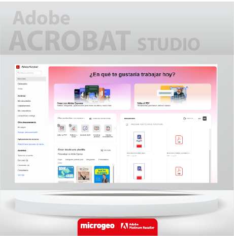 Acrobat Studio for teams / Suscripción Anual 1 Usuario
