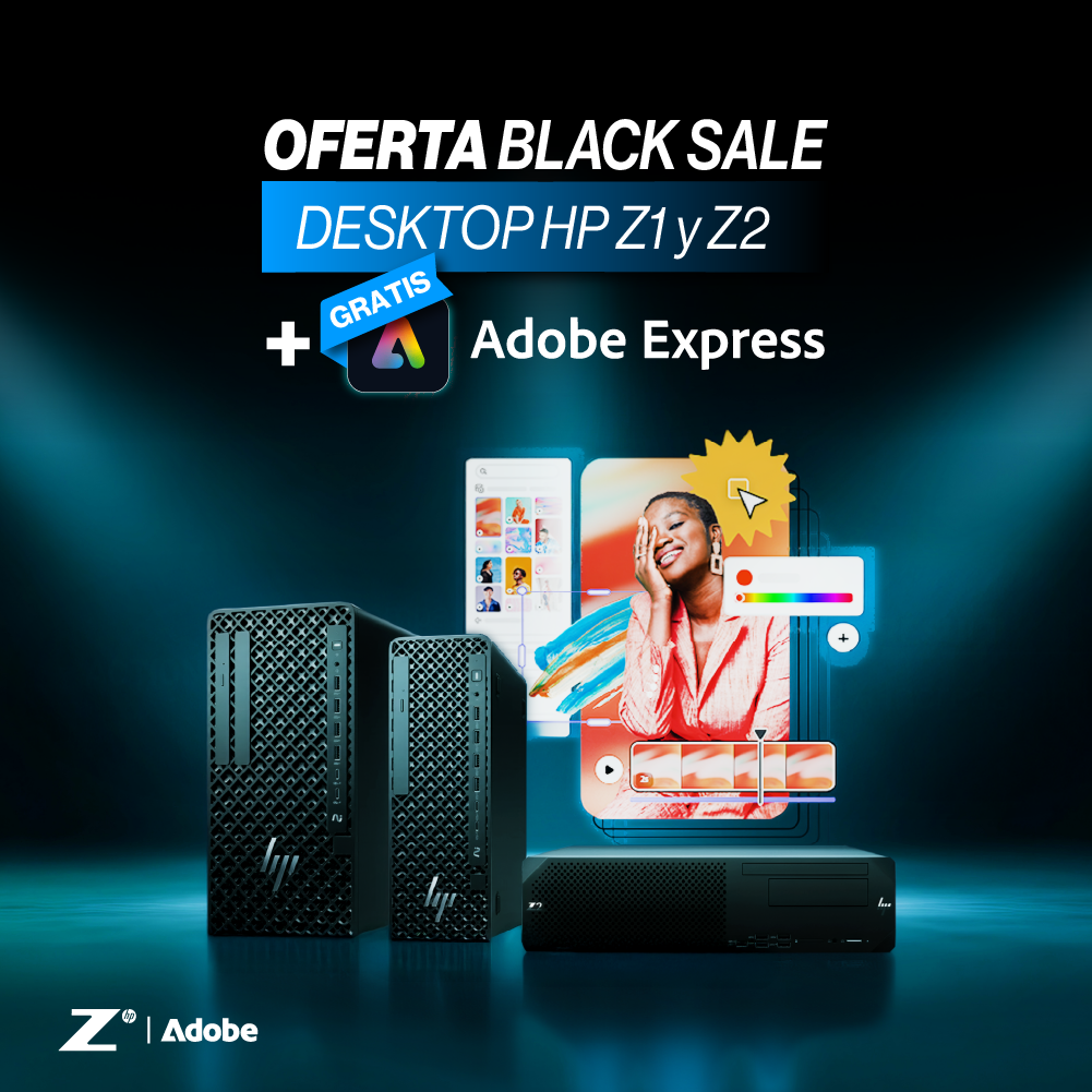Desktop HP Z2 SFF G1i Ultra 7 + Licencia Adobe Express