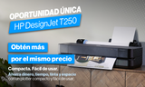 Plotter HP DesignJet T250 24" A1 + Papel bond de Regalo